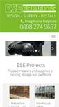 Mobile Screenshot of eseprojects.co.uk
